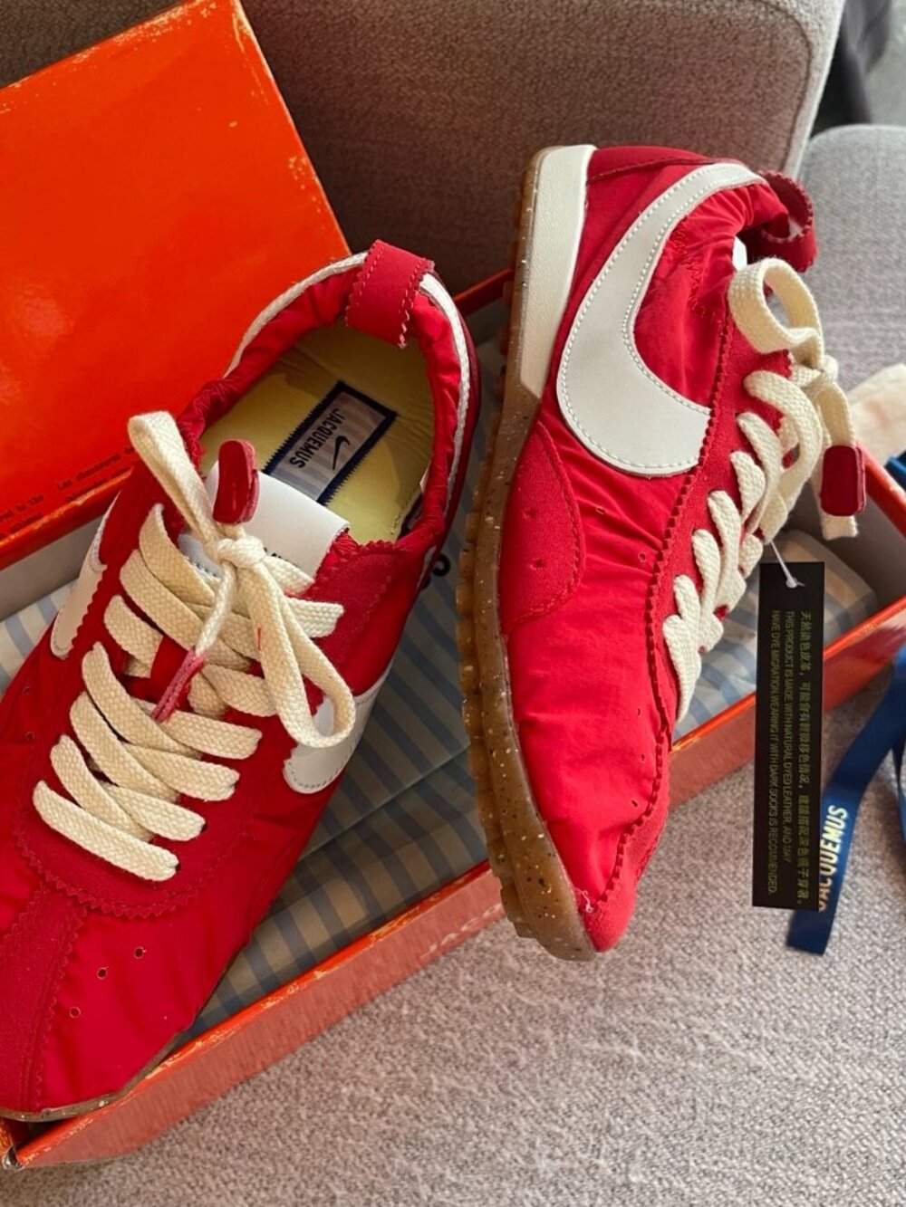 Nike x Jacquemus Moon Shoe SP Red - EU 36 / US 5.5W - Picture 6 of 9